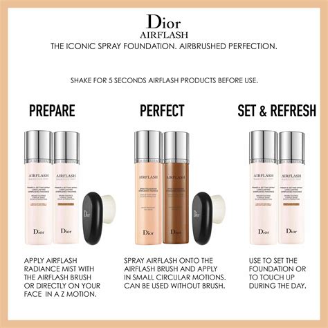 dior airbrush setting spray|Airflash Radiance Mist: the 1st 3.